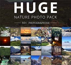 57张高清的自然风景图片：Huge Nature images pack. 50+ images!